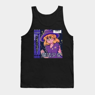 Vaporwave anime aesthetic halloween Tank Top